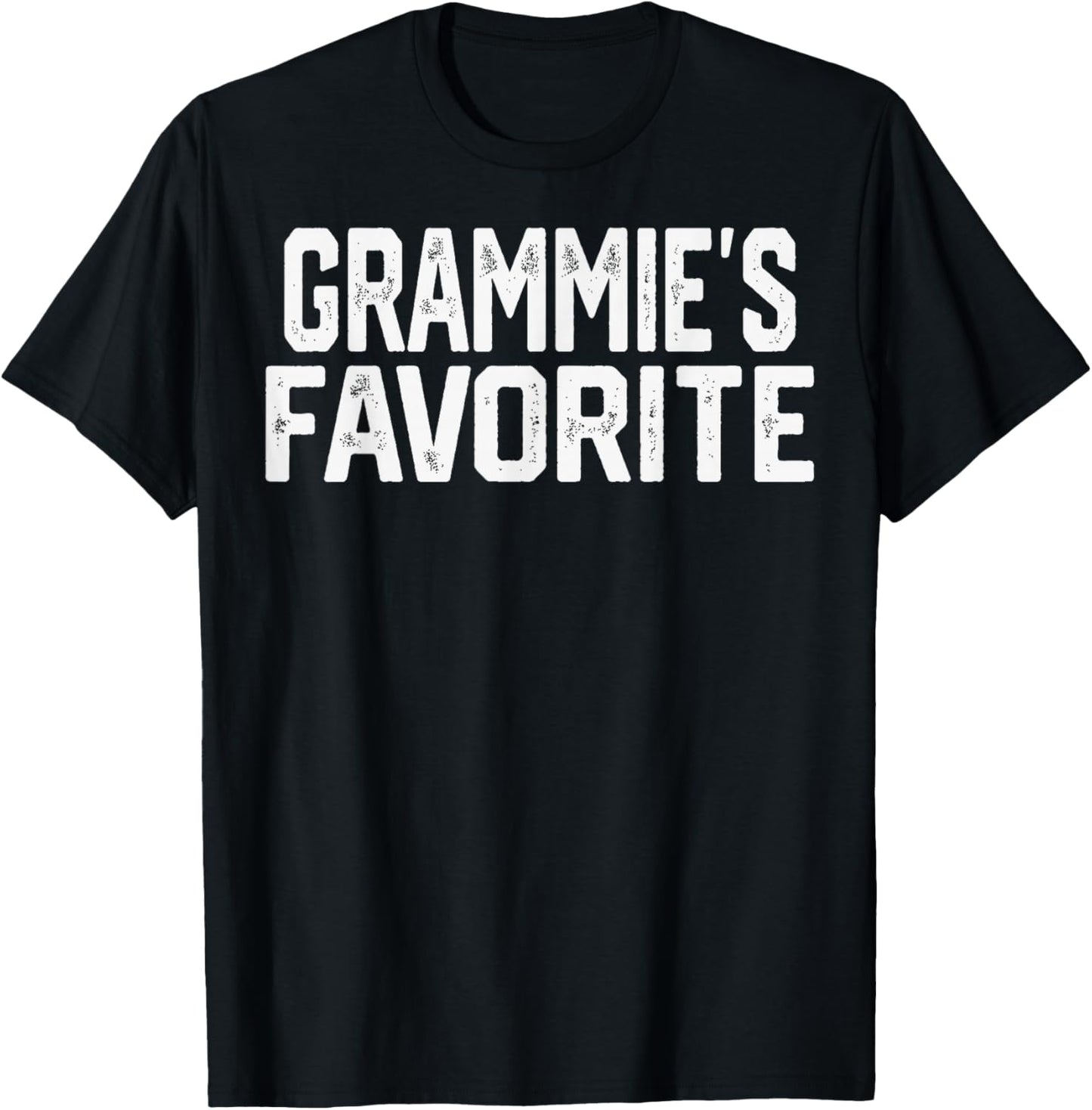 Grammie’S Favorite Funny Grandparent Grandchild Vintage T-Shirt - T-Shirt | Black