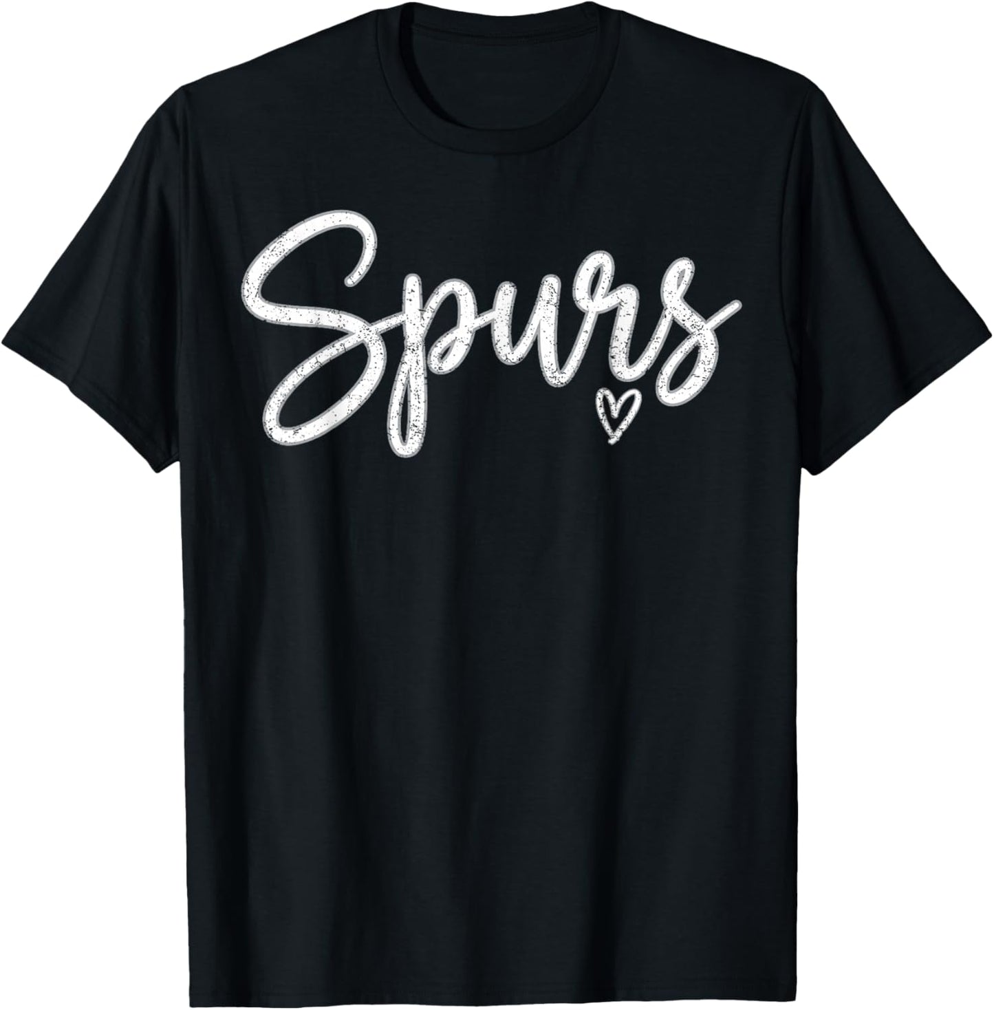 Retro Vintage Spurs T-Shirt - T-Shirt | Black