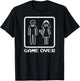Bachelor Party Getting Married Wedding Game Over Groom T-Shirt - T-Shirt | Black