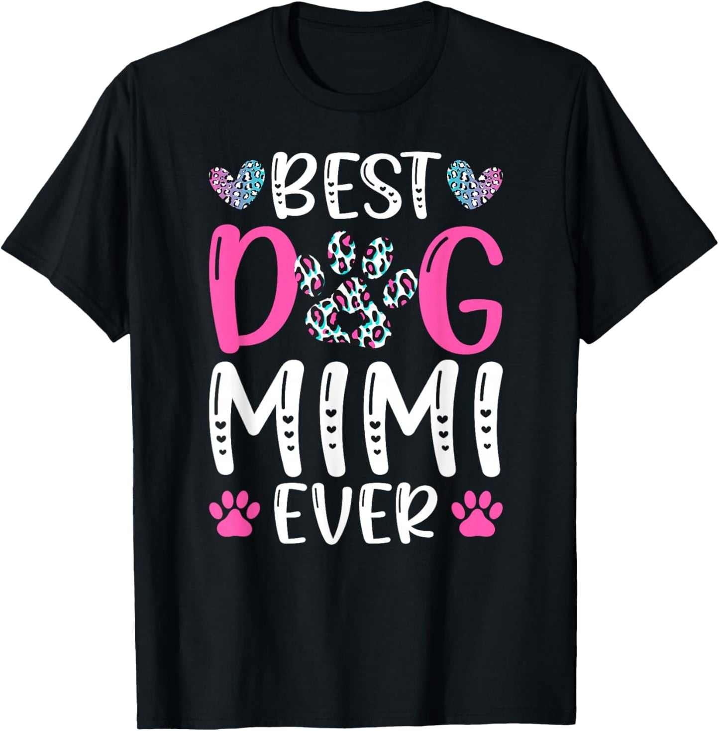 Best Dog Mimi Ever Dog Lover Mimi T-Shirt - T-Shirt | Black