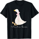 Auntie Goose Funny Cute Silly Goose Aunt T-Shirt - T-Shirt | Black