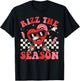 Rizz The Season Valentine Dabbing Heart Valentine Rizzler T-Shirt - T-Shirt | Black