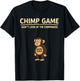 Jungle Animal Humor Chimp Game Don’t Look at Chimpanzee T-Shirt - T-Shirt | Black