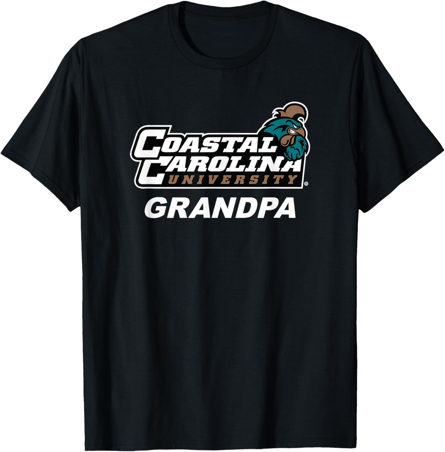 Coastal Carolina University CCU Grandpa T-Shirt - T-Shirt | Black