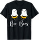 Boo Bees Funny Couples Halloween Costume for Adult Her Women T-Shirt - T-Shirt | Black