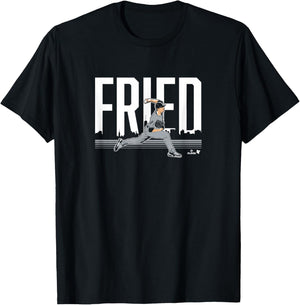 Max Fried - New York Baseball T-Shirt - T-Shirt | Black