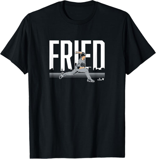 Max Fried - New York Baseball T-Shirt - T-Shirt | Black