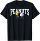 Peanuts Woodstock Playing Baseball Est 1950 T-Shirt - T-Shirt | Black