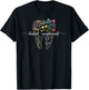 Dental Receptionist Flowers Dentist Receptionist T-Shirt - T-Shirt | Black