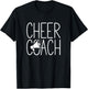 Cheer Coach Shirt Cheerleading Women Cheerleader Coach T-Shirt - T-Shirt | Black