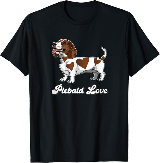 Kids Girls Cute Funny Love Brown Piebald Lover T-Shirt - T-Shirt | Black