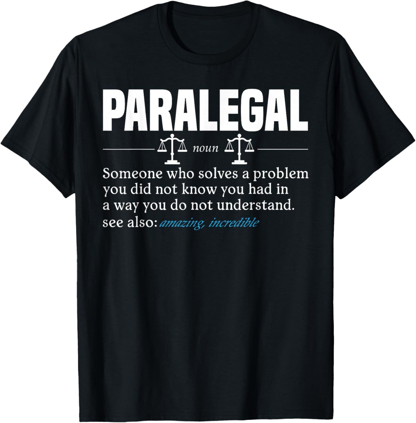 Paralegal T-Shirt - T-Shirt | Black