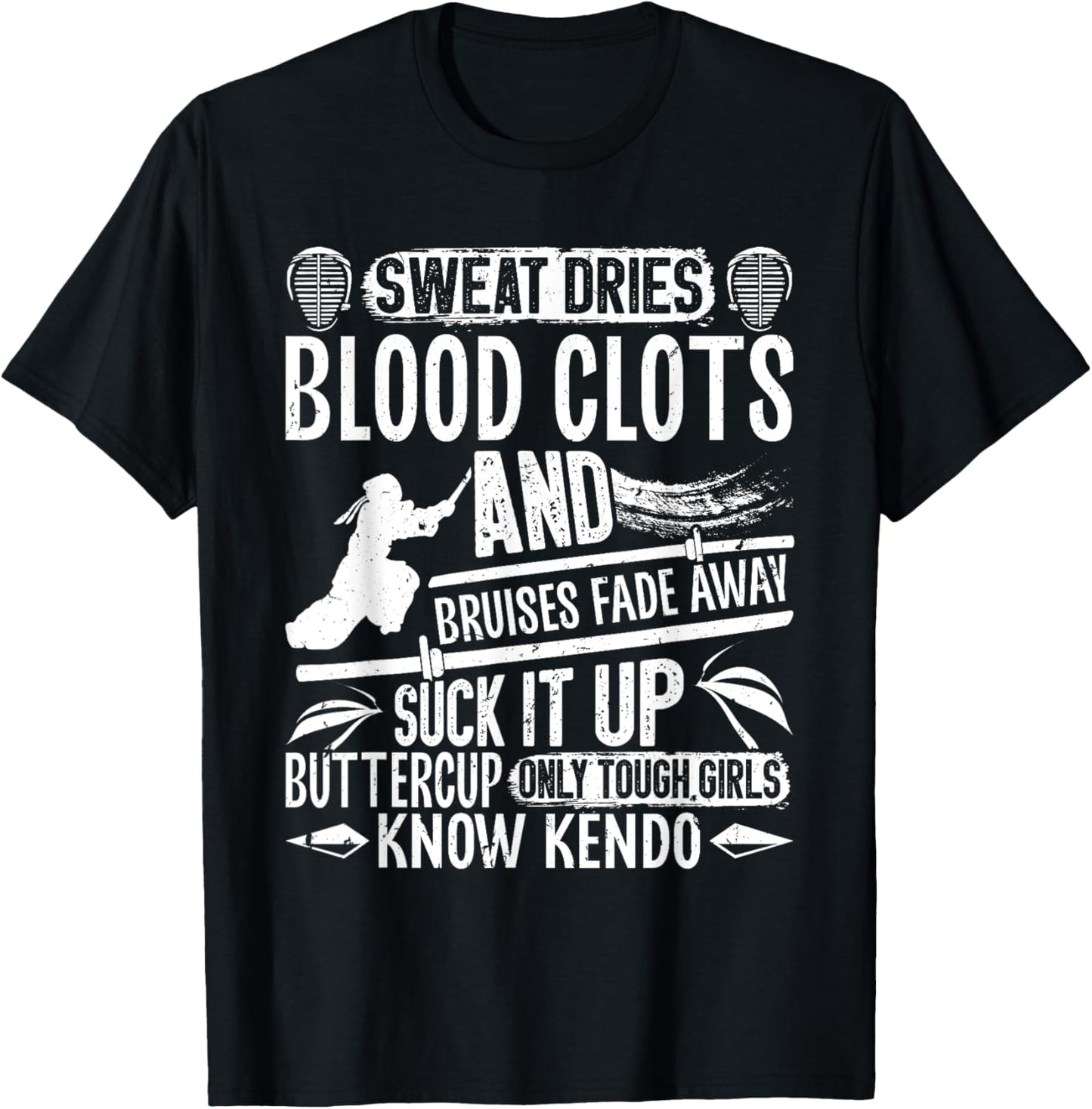 Kendo Sinobi Japanese Martial Arts Training Samurai Kendo T-Shirt - T-Shirt | Black