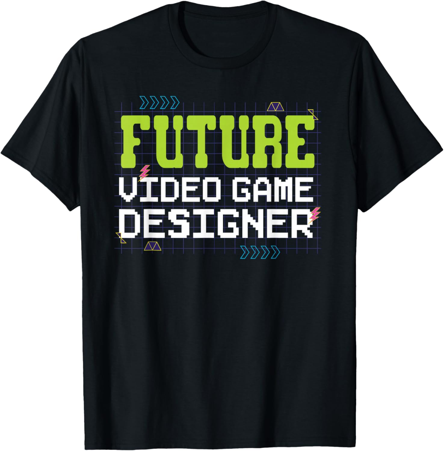 Future Video Game Designer For Kids Game Developer T-Shirt - T-Shirt | Black