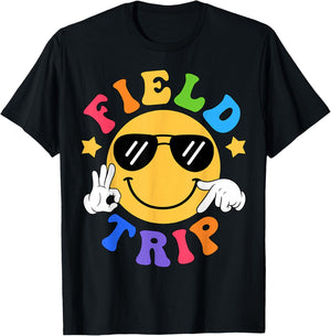 Field Trips 67 School Team for Teacher Kids Field Day 2026 T-Shirt - T-Shirt | Black