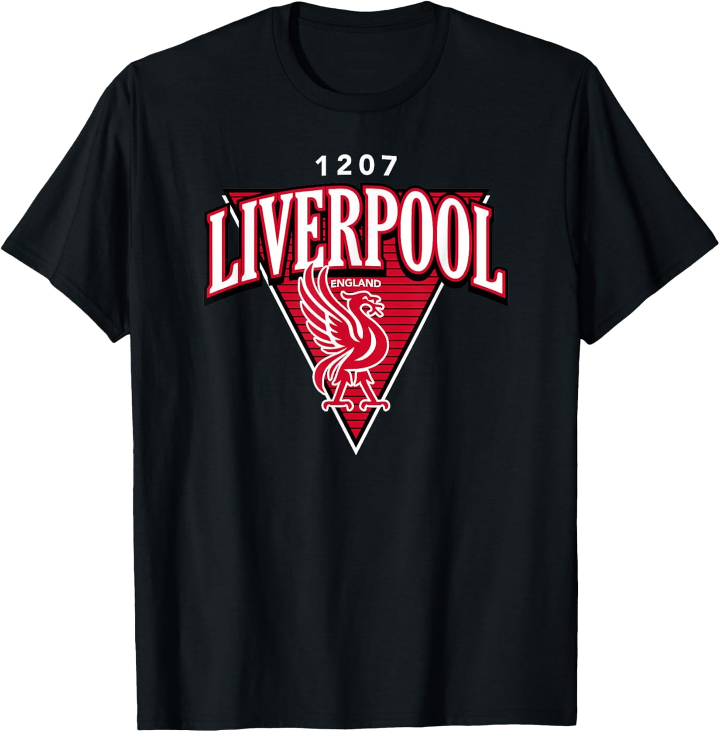 Liverpool England 1207 Liverbird Nabla T-Shirt - T-Shirt | Black