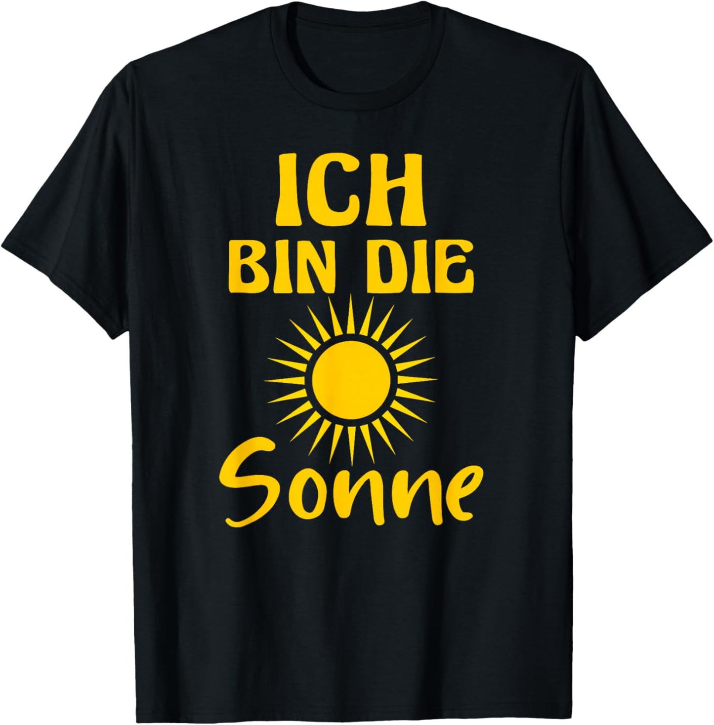 Sun Costume Sun Costume Funny I Am the Sun Funny T-Shirt - T-Shirt | Black