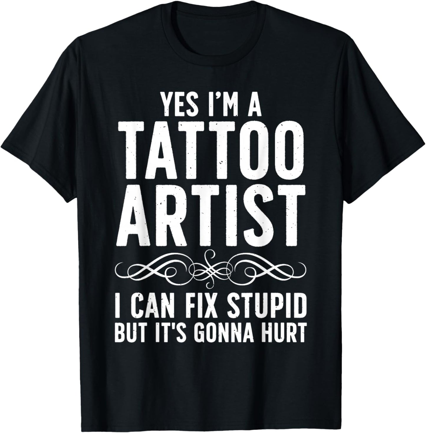 Funny Tattoo Artist Art Women Tattooer Tattoo Artist T-Shirt - T-Shirt | Black