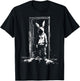 Horror Bunny Mask Man Rabbit Alt Goth Slasher Creepy Door T-Shirt - T-Shirt | Black
