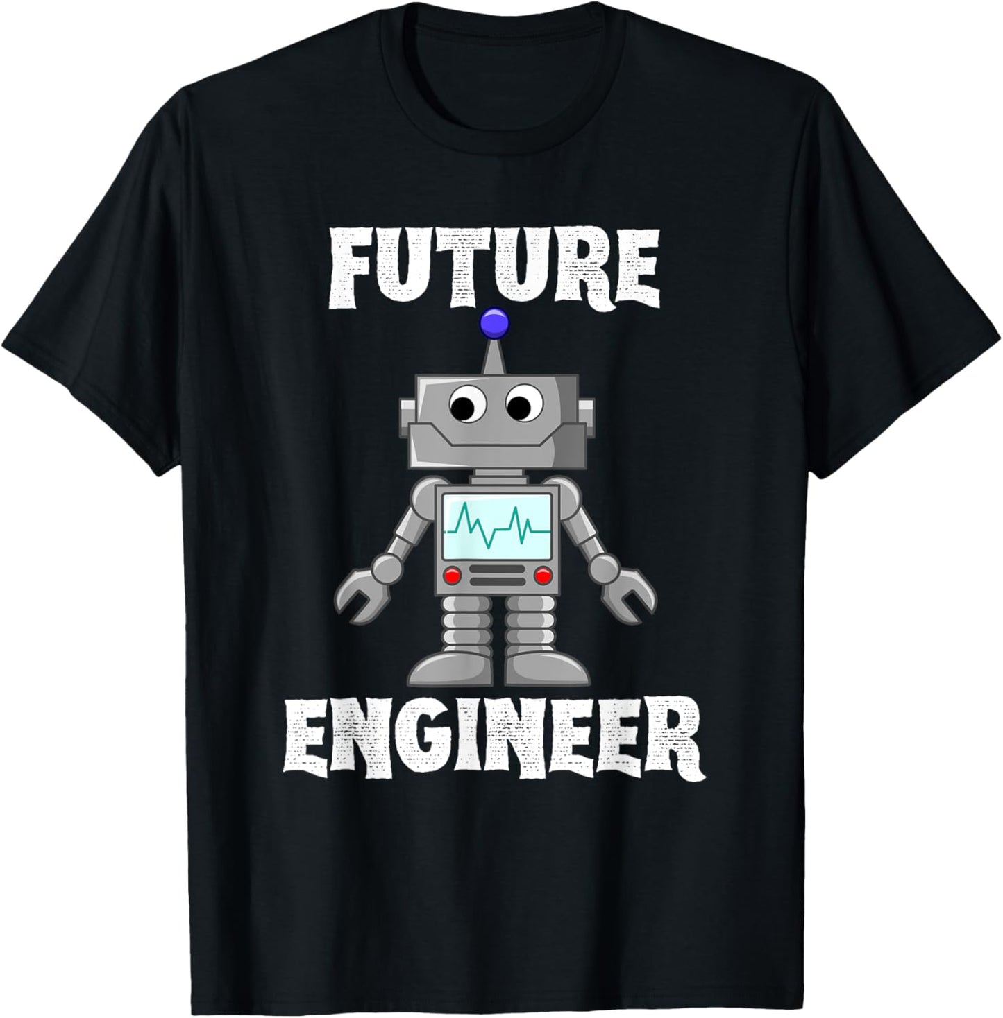 Future Engineer Robotics Robot Costume For Adults Kids T-Shirt - T-Shirt | Black
