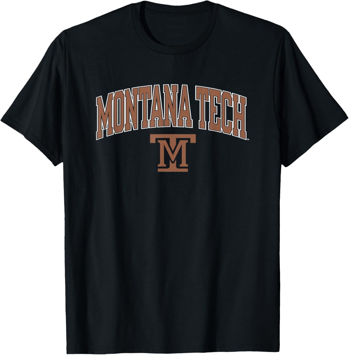 Montana Tech Orediggers Arch Over Green Officially Licensed T-Shirt - T-Shirt | Black