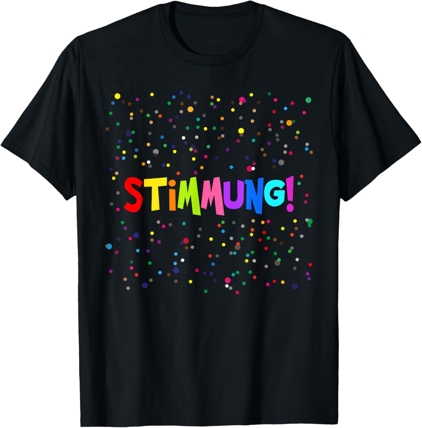 Mood Confetti Carnival Costume Fancy Dress Funny T-Shirt - T-Shirt | Black