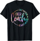 Cheer Coach Crazy Proud Always Loud Tie Dye Mothher's Day T-Shirt - T-Shirt | Black