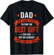 Dad Best Gift from Kids for Fathers Day Christmas Birthday T-Shirt - T-Shirt | Black