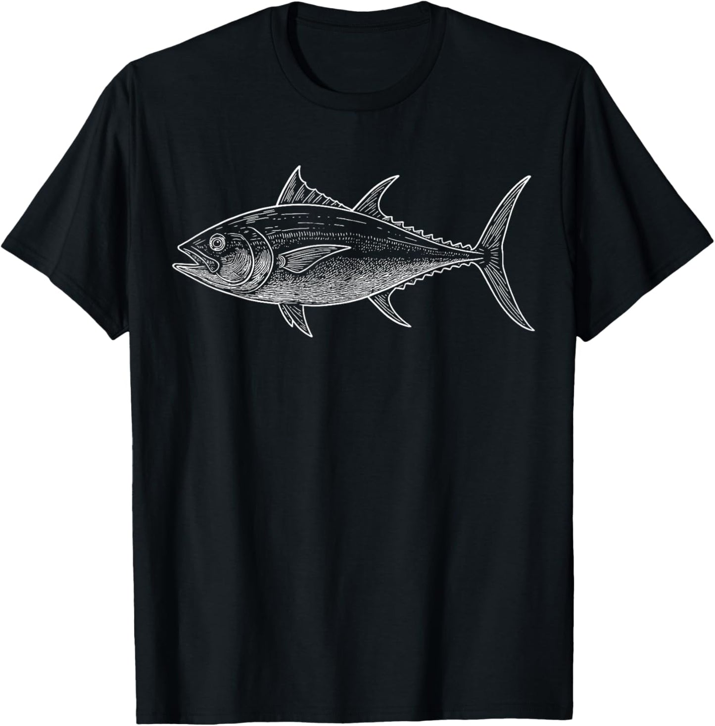 Tuna Illustration T-Shirt - T-Shirt | Black