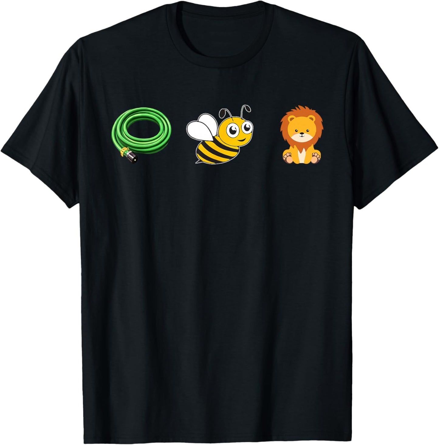 Hose Bee Lion Funny Ho's Be Lying Graphic Animal Saying T-Shirt - T-Shirt | Black
