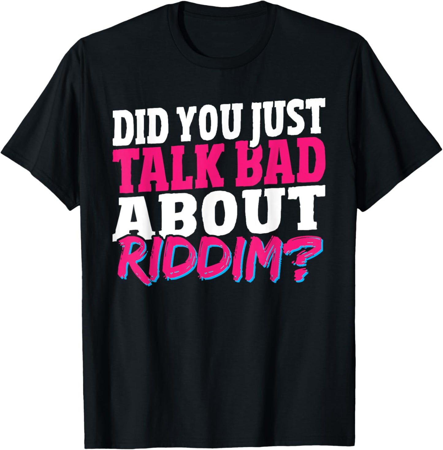 Riddim Rave Festival Costume EDM Music Bass Music Riddim T-Shirt - T-Shirt | Black