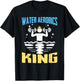 Water Aerobics King Shirt Funny Aquatic Fitness T-Shirt - T-Shirt | Black