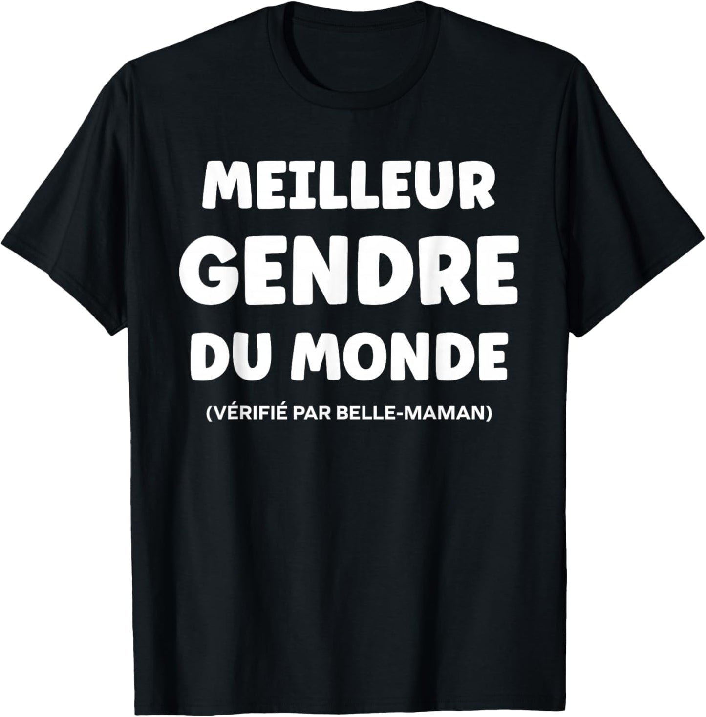 Family Super Son-in-law Humor Beautiful Mom Best Son-in-law T-Shirt - T-Shirt | Black