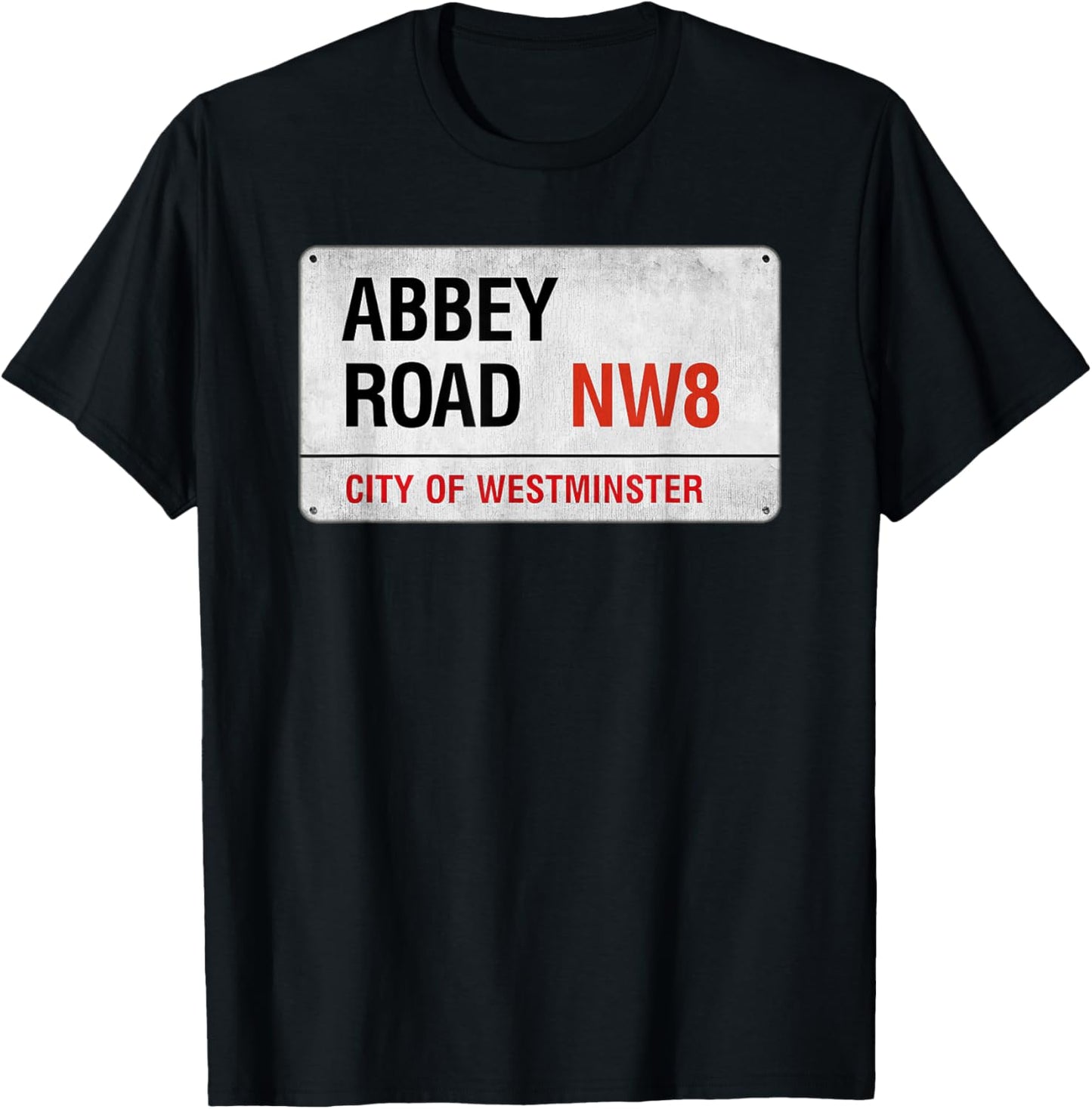 London Tourist Abbey Road NW8 T-Shirt - T-Shirt | Black