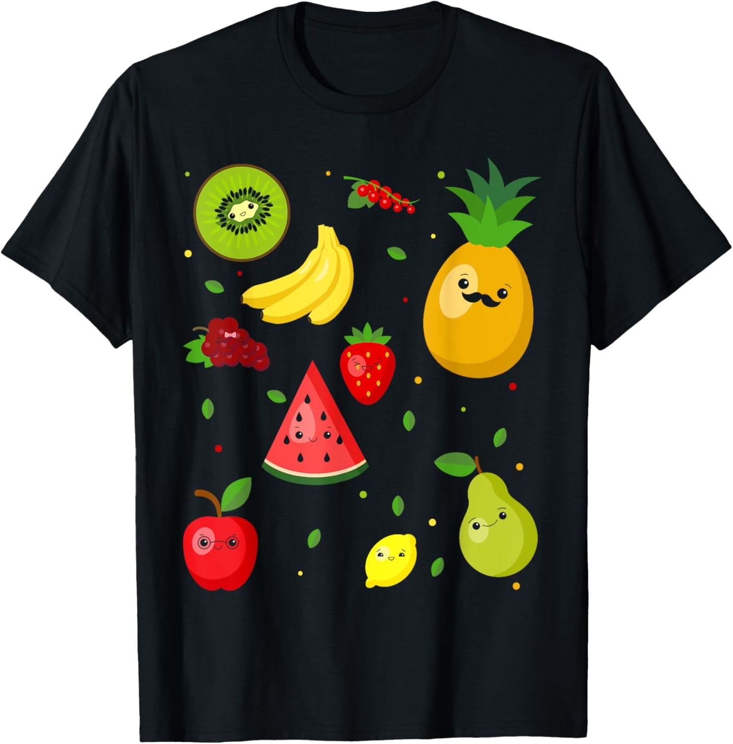 Fruits Costume Cute Fruit Salad Men Women Couples T-Shirt - T-Shirt | Black