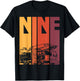 9 Year Old Firefighter Kids Fire Truck 9th Birthday Boy T-Shirt - T-Shirt | Black