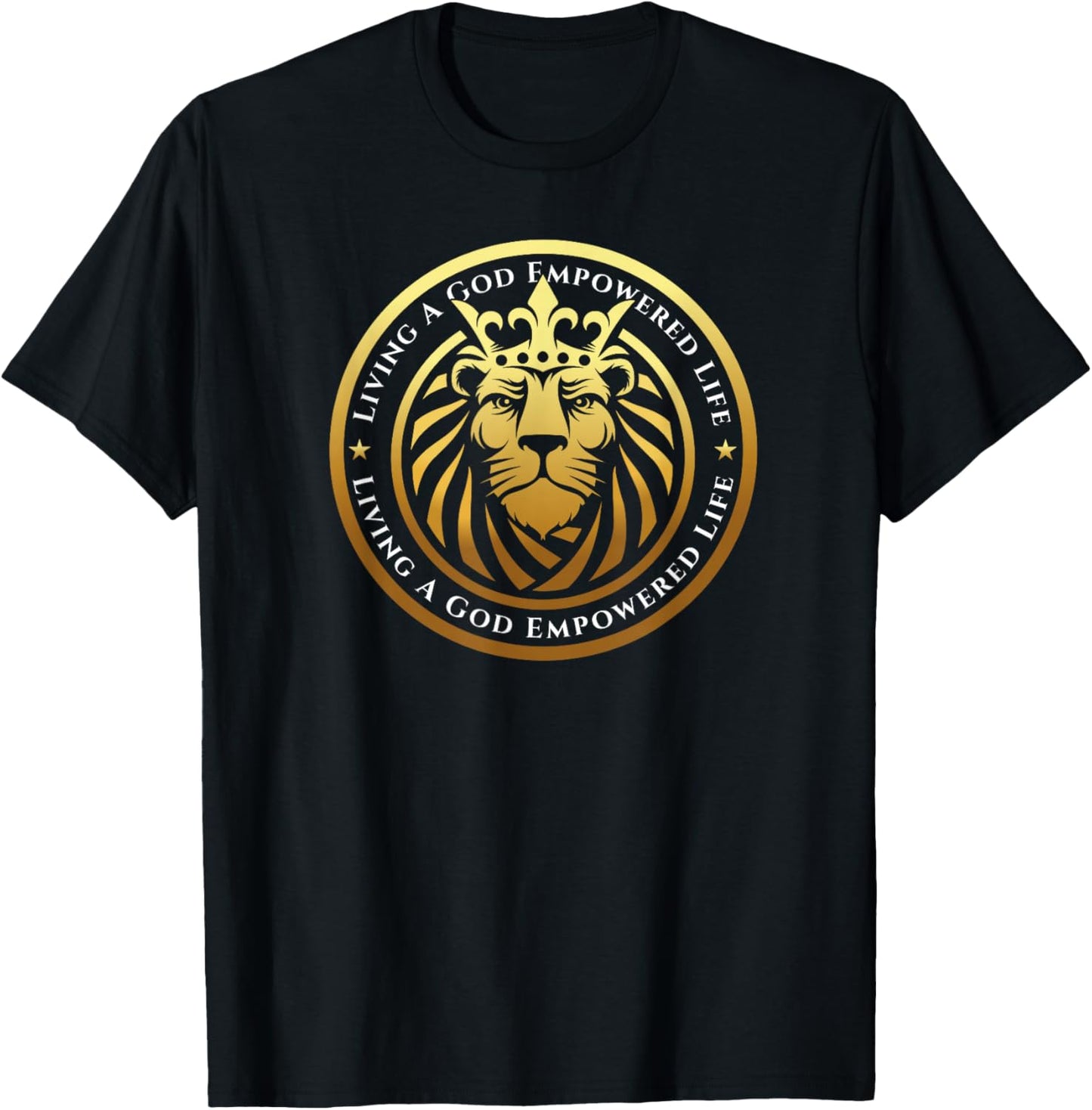 Living a God Empowered Life T-Shirt - T-Shirt | Black