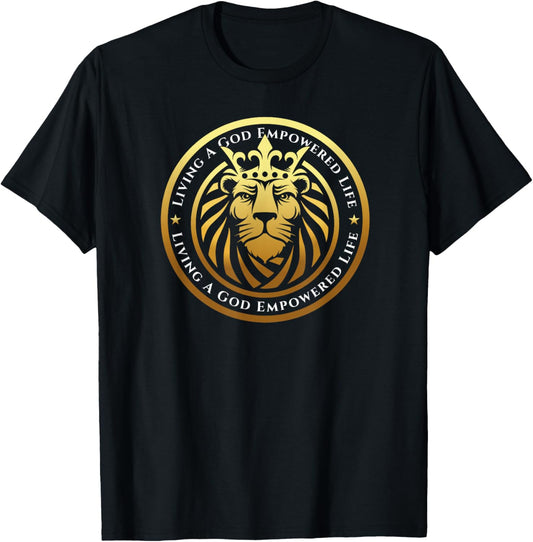 Living a God Empowered Life T-Shirt - T-Shirt | Black