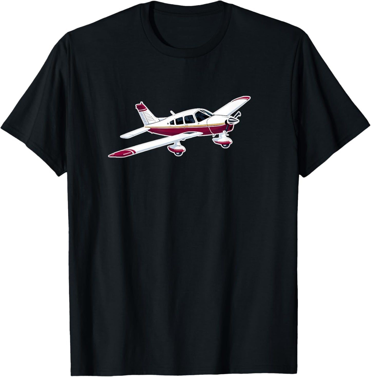 Piper Dakota | Aviation | Aircraft | Airplane T-Shirt - T-Shirt | Black