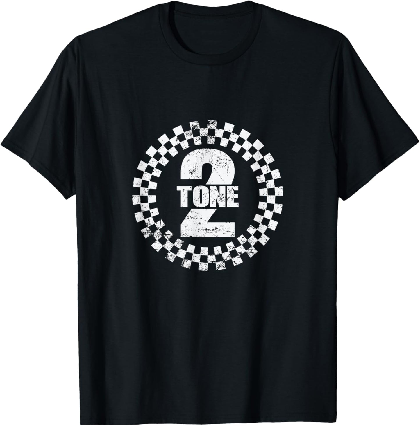 Ska 2 Tone Jazz Vibrating Grooves T-Shirt - T-Shirt | Black