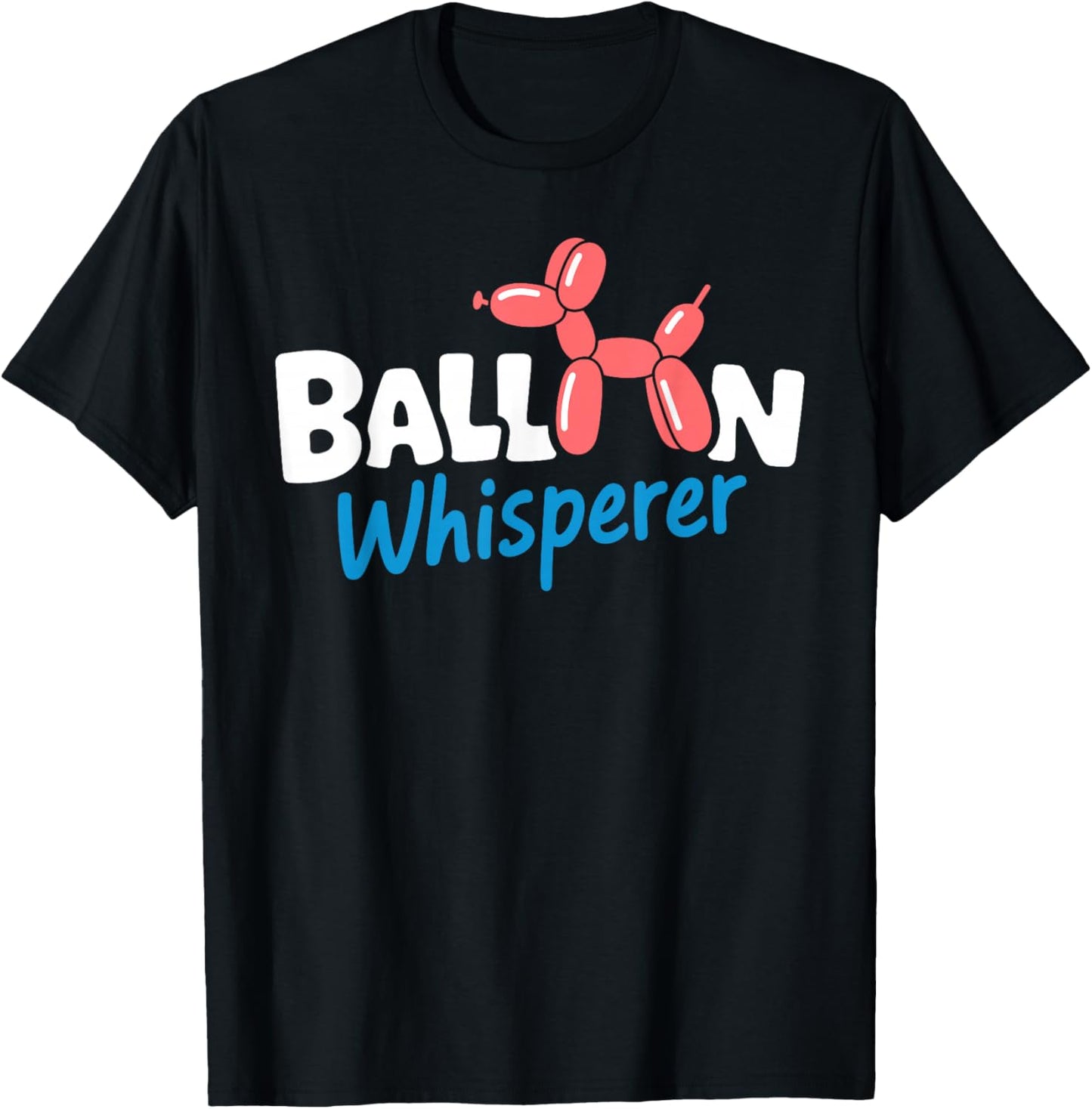 Cool Balloon Artist Art Women Kids Balloon Twisting T-Shirt - T-Shirt | Black