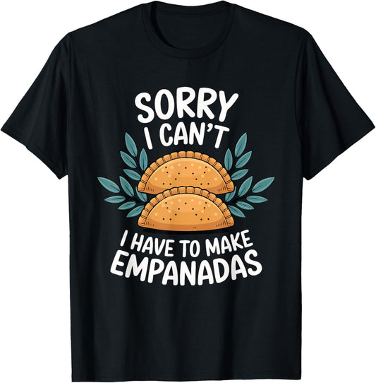Funny Empanada Lover Cooking T-Shirt - T-Shirt | Black