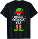 Dental Hygienist Elf Family Matching Elf Squad Christmas T-Shirt - T-Shirt | Black