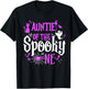 Auntie Of The Spooky One Auntie Halloween 1st Birthday Boys T-Shirt - T-Shirt | Black