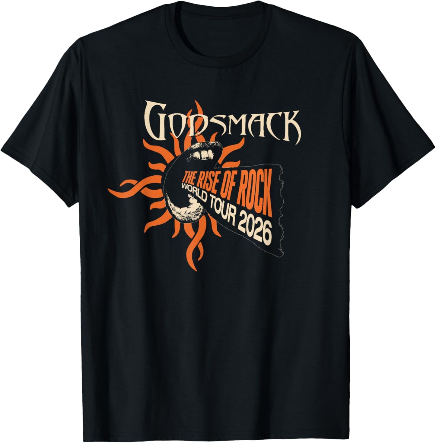 Godsmack The Rise of Rock ITIN T-Shirt - T-Shirt | Black