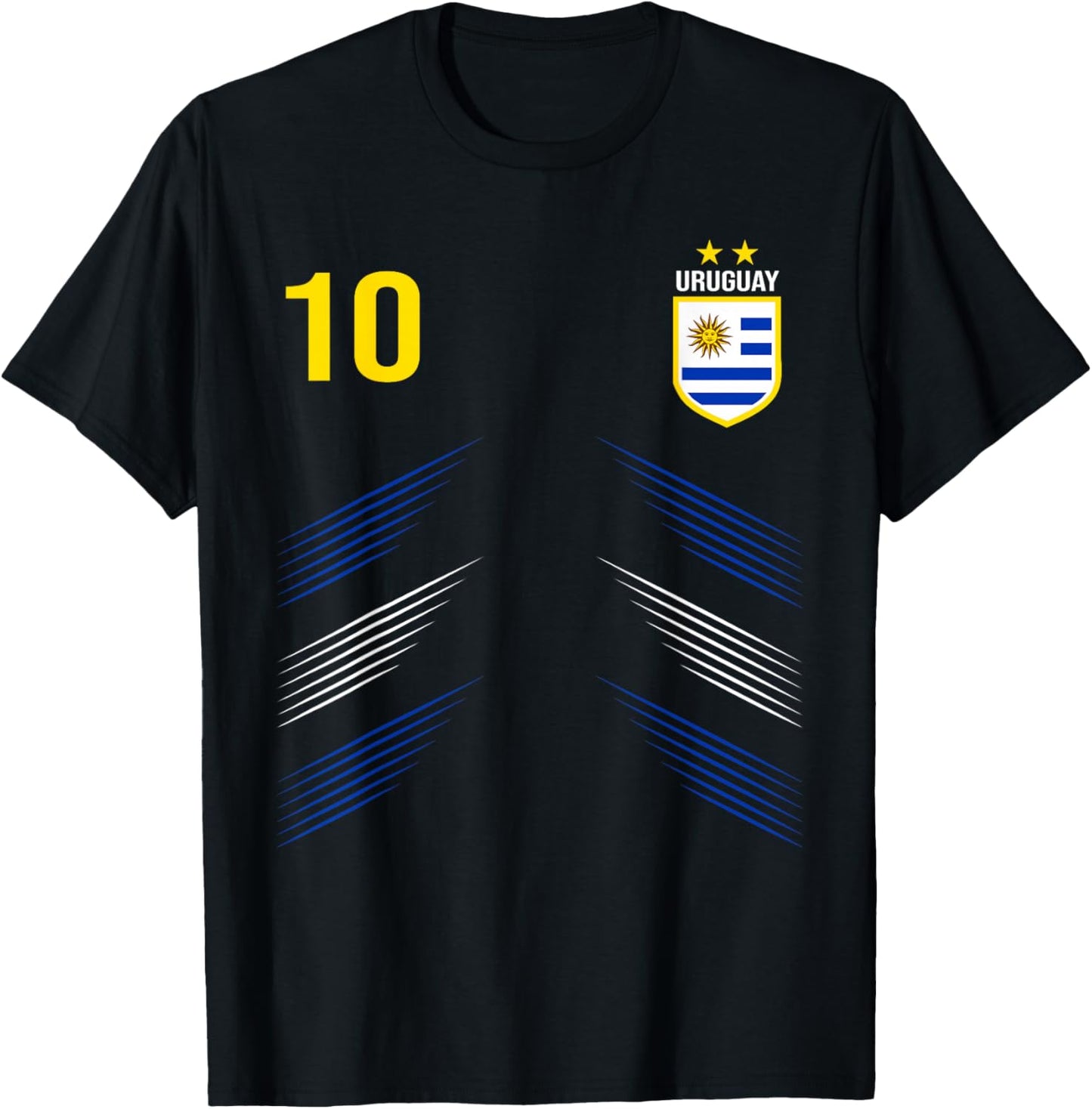 Uruguay Flag Uruguayan Pride Lovers T-Shirt - T-Shirt | Black