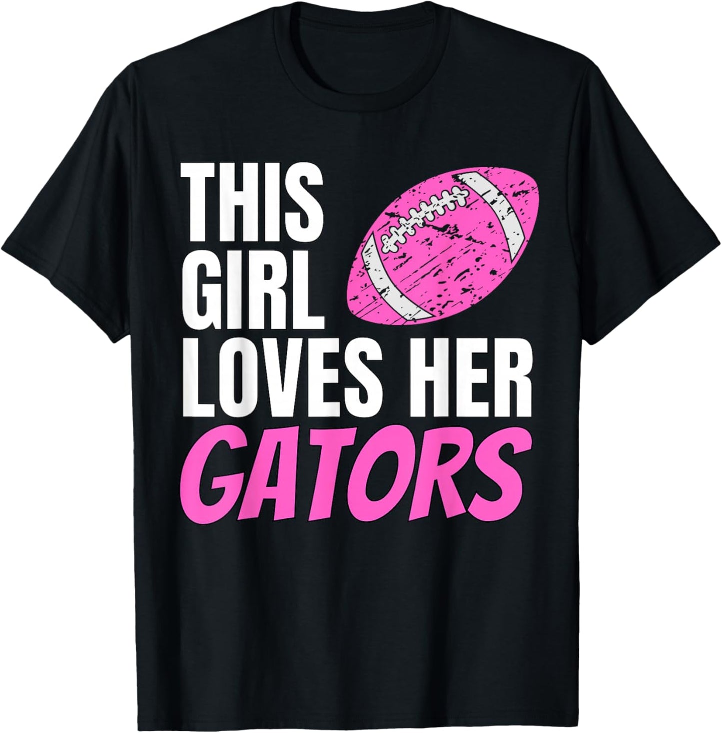 This Girl Loves Her Gators T-Shirt - T-Shirt | Black