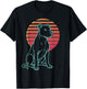 Pitbull Lover Dog Owner Retro Synthwave 80s T-Shirt - T-Shirt | Black