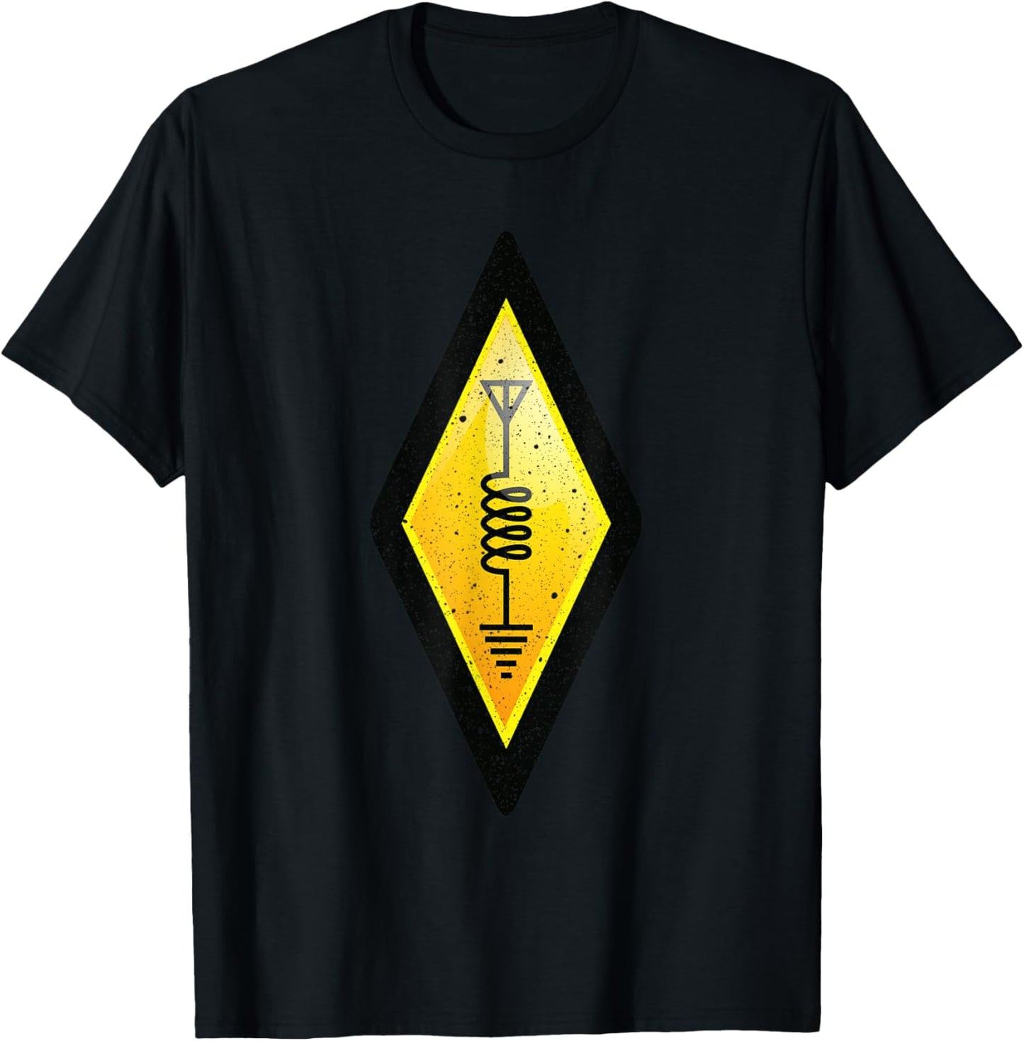 Funny Ham Radio Art Women Ham Operator Amateur Radio T-Shirt - T-Shirt | Black