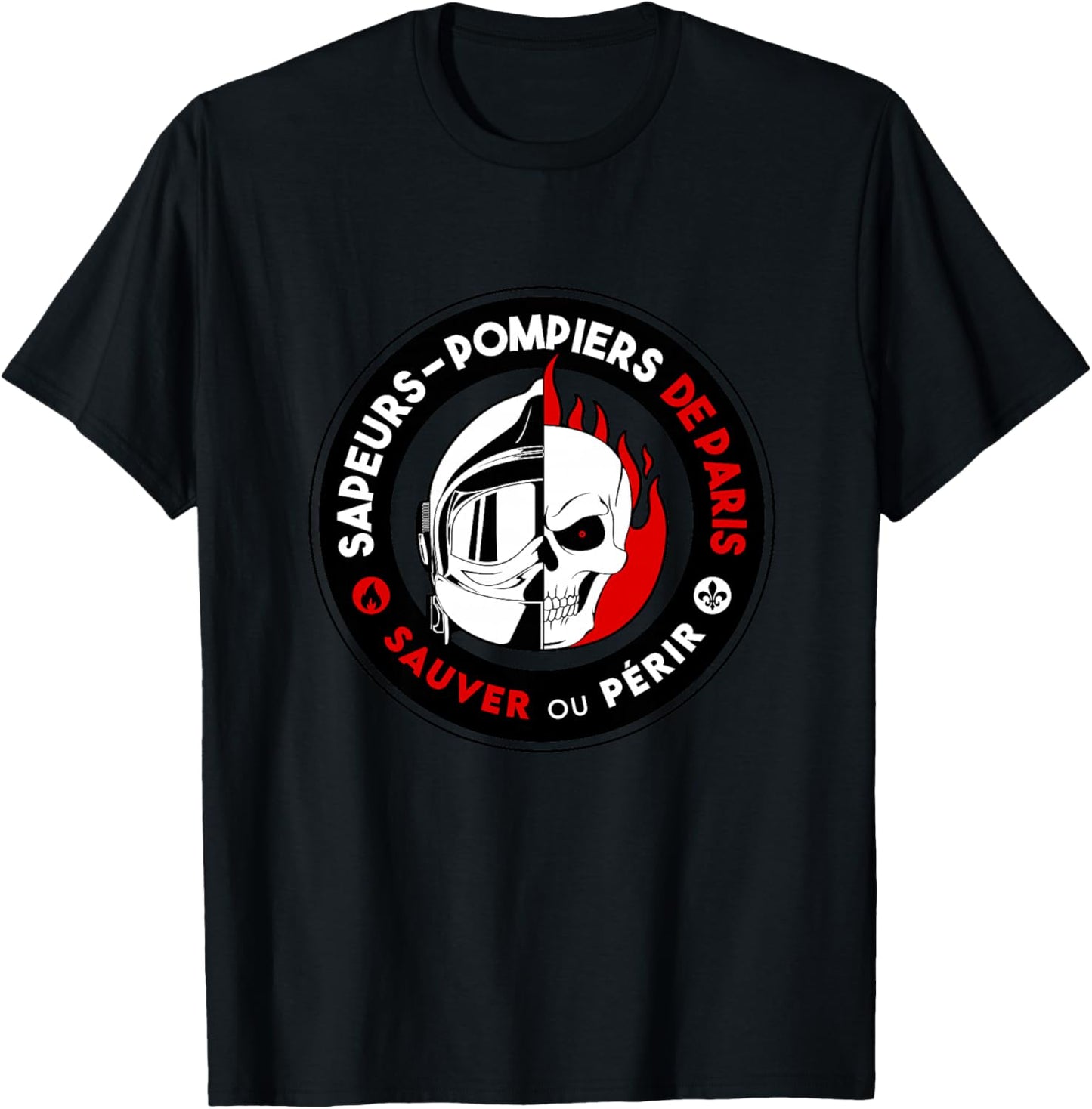 Sapeurs-Pompiers de Paris - Sauver ou périr N Haut de Gamme T-Shirt - T-Shirt | Black